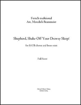 Shepherd, Shake Off Your Drowsy Sleep! for SATB chorus and brass octet Instrumental Parts choral sheet music cover